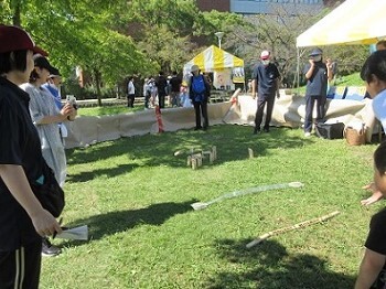 写真：ユニバーサルスポーツ体験会の様子