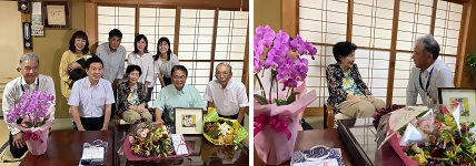 写真:訪問の様子