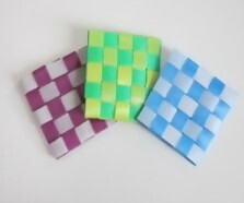 写真:ミニコースターづくりブース