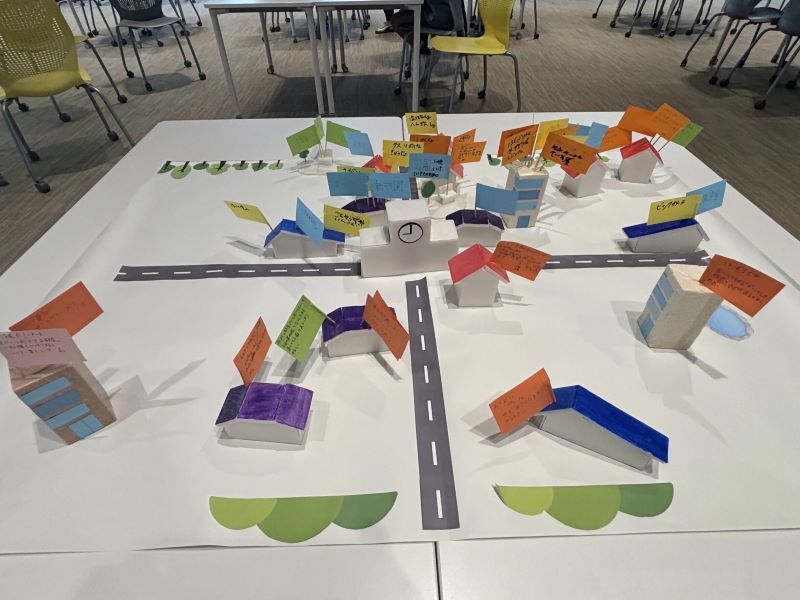 写真:第2部の発表資料