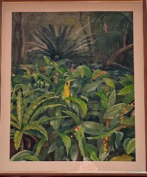 写真:日本画部門市長賞の作品