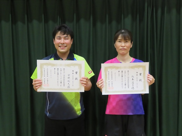 写真:卓球個人の部