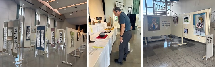 写真:美術展の様子