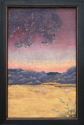 緑区民美術展日本画の部市長賞受賞作品の写真