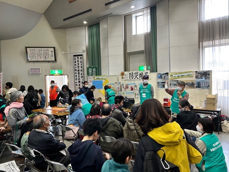 写真:ミニ防災講座の様子