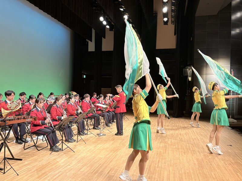 避難訓練コンサートの写真です