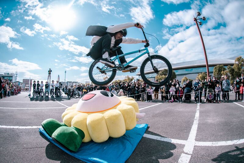 写真：BMXショー