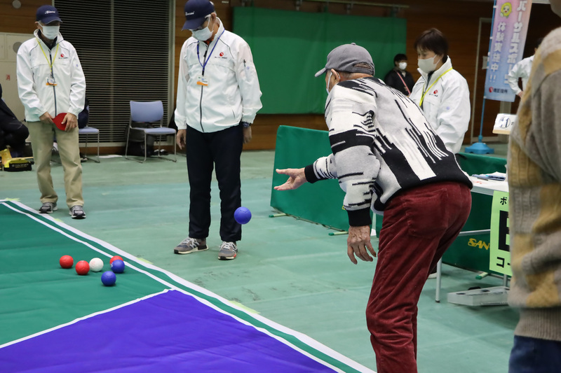 写真：ボッチャ大会