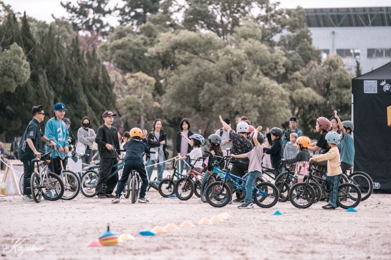 写真:BMX体験
