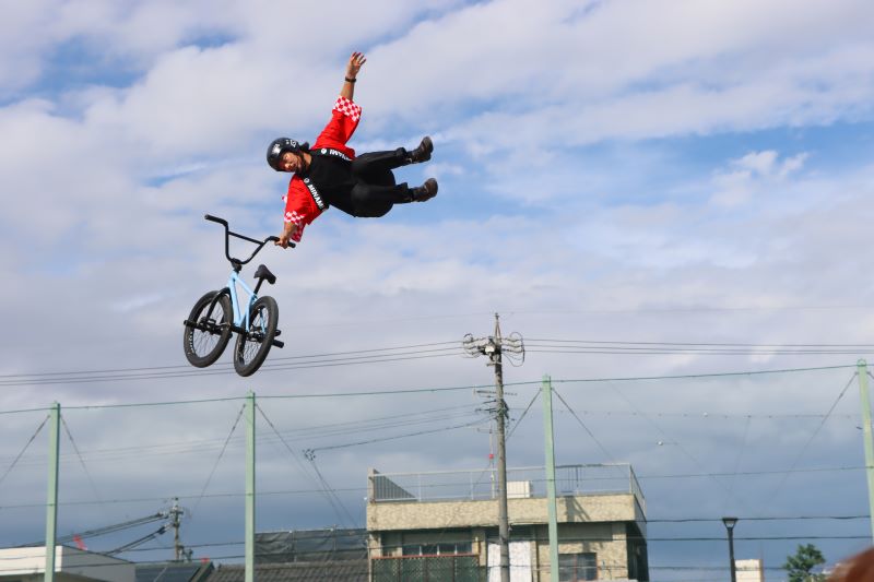 写真:BMXショー