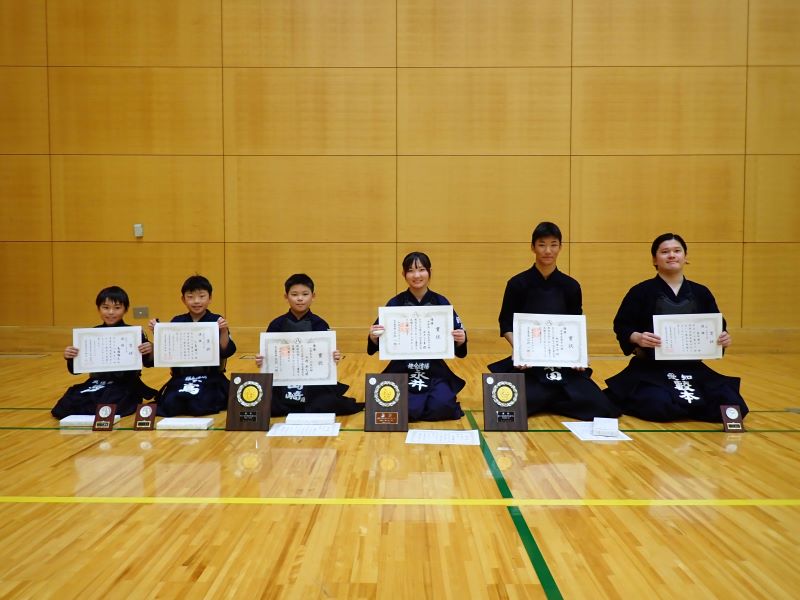 写真：各部門の入賞者の様子