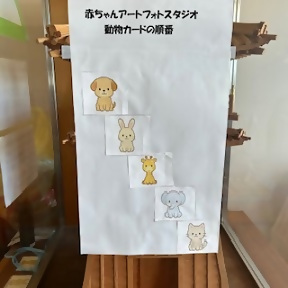 写真：整理券の呼び出す順番を表したもの