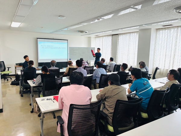 自主防災リーダー講習の様子の写真