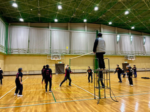 女子の部試合の様子