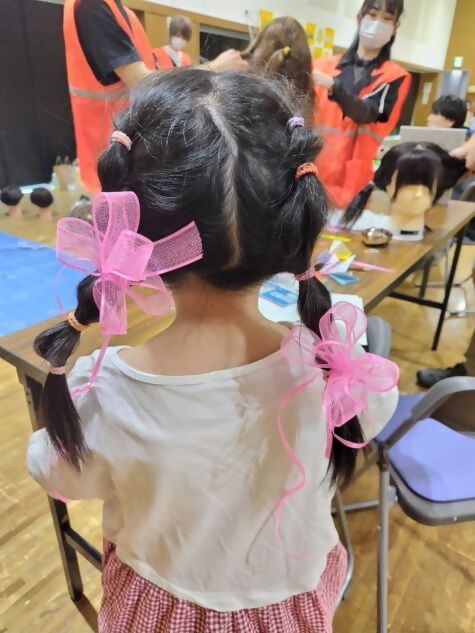 ロングヘアアレンジの写真