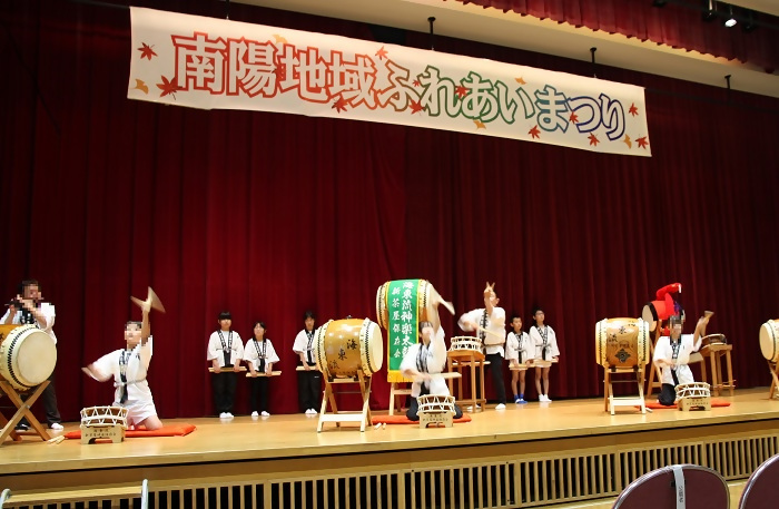 太鼓演奏の様子