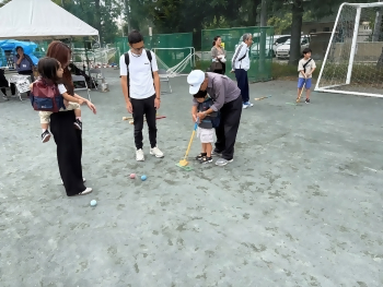 写真：ホールインワンゲーム