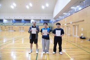 男子シングルス入賞者のみなさん