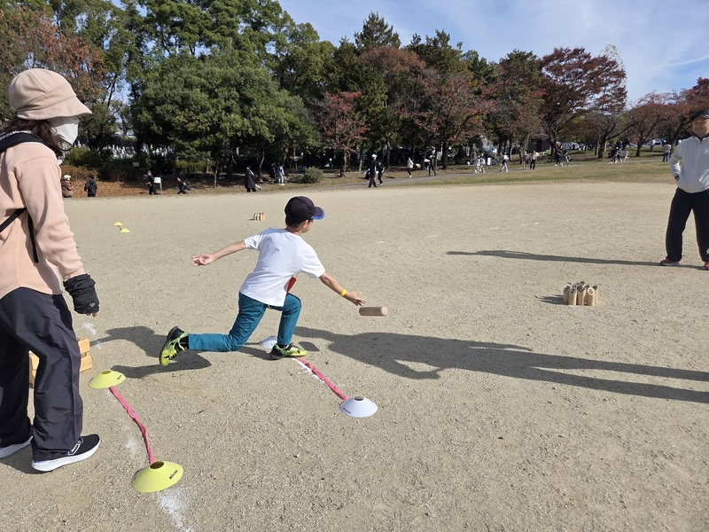 写真：モルック体験会の様子