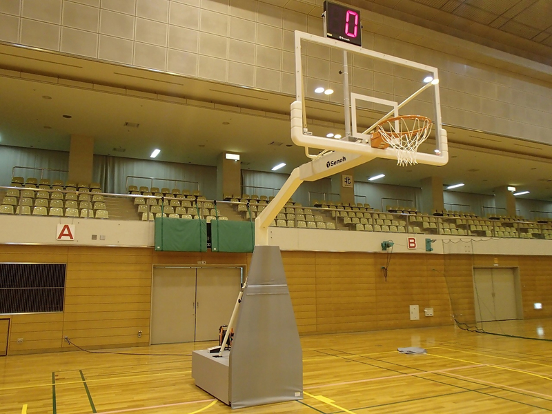 写真：緑スポーツセンターバスケットゴール