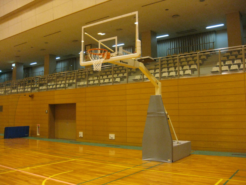 写真：北スポーツセンターバスケットゴール