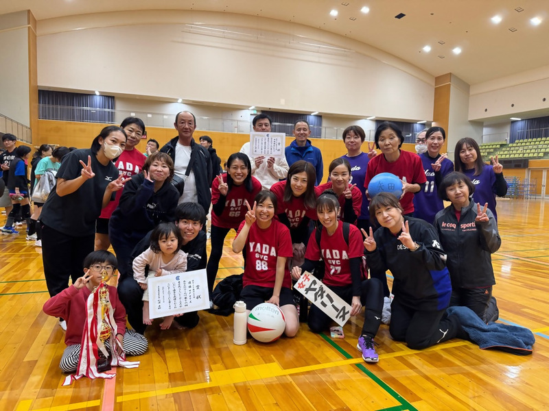 矢田学区の優勝および準優勝チームのみなさま