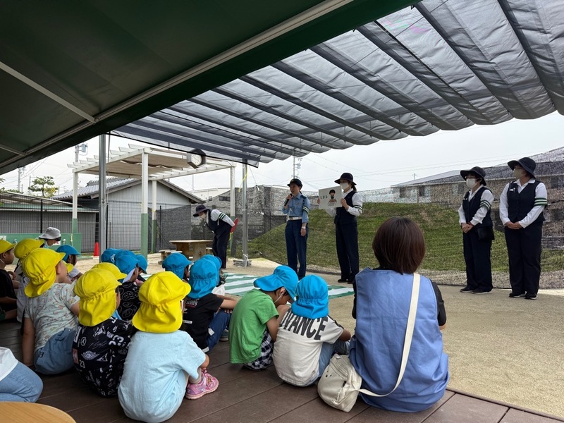 交通安全教室の様子