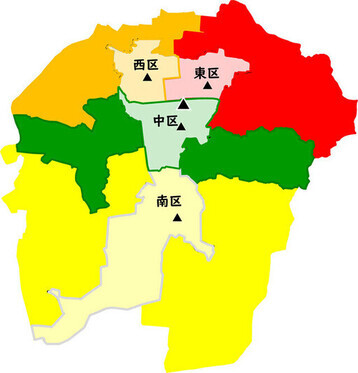大正10年時の市域図