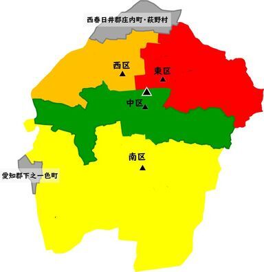 昭和12年の市域拡大の図