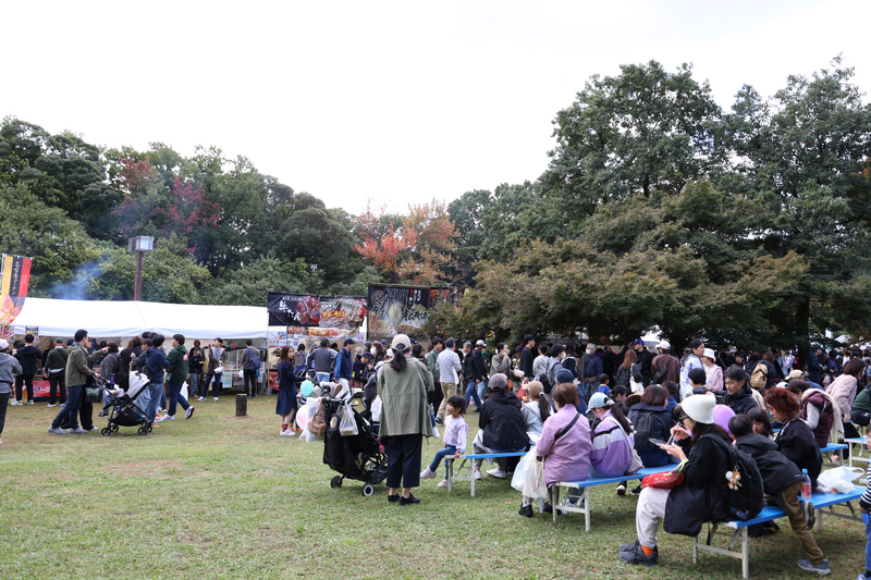 写真：飲食エリアの様子