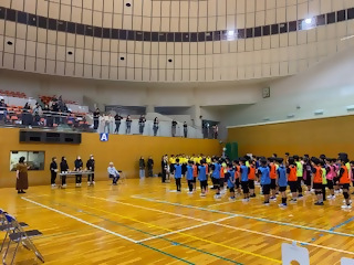 写真:第9回小学生ドッジボール大会の様子