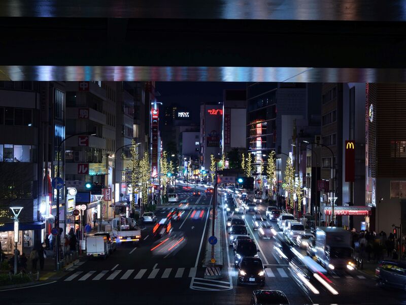 若宮広場の夜景写真