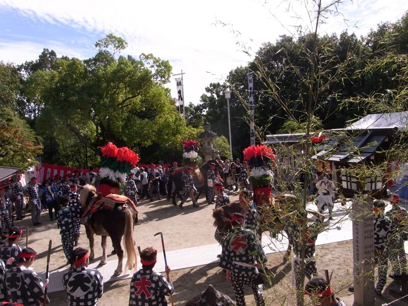 大森郷祭りの様子