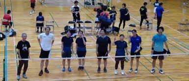 写真：バドミントン