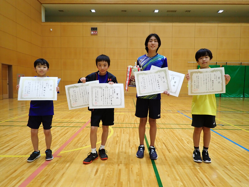 写真：男子の部の入賞者