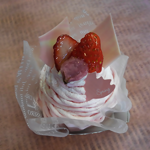 桜のモンブランの写真