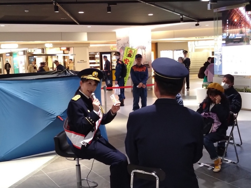 中消防署長とのトークセッションの様子です