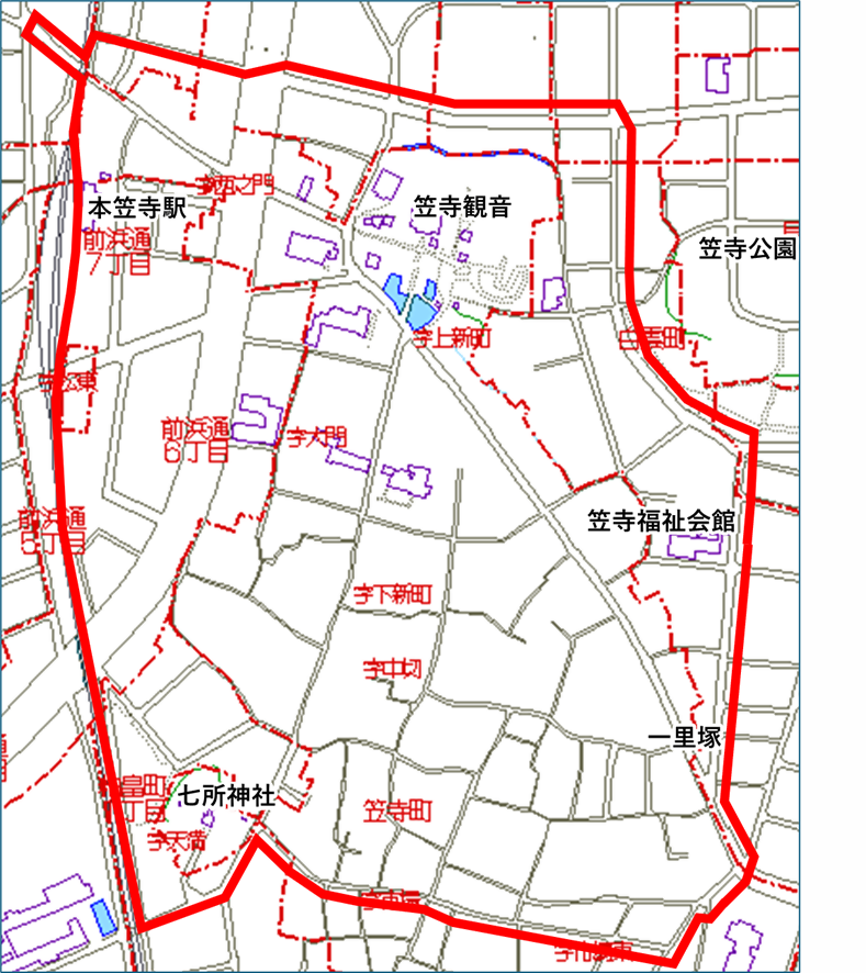 対象地域の地図1