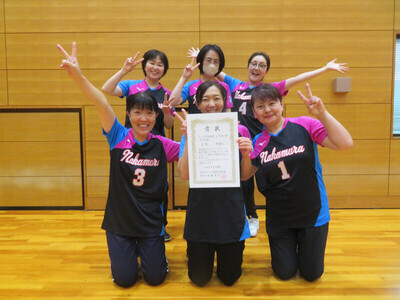 第3位となったレクインディアカ（女子）の選手の皆さんの写真