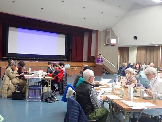 写真：学区紹介チラシ意見交換会