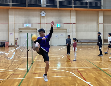 写真：アタックの様子