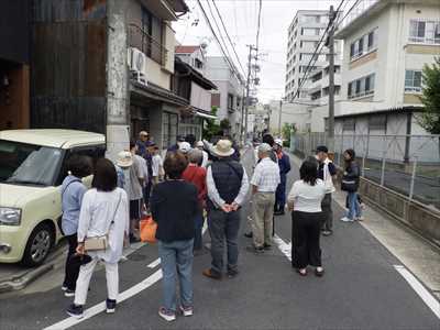 写真:消火栓確認