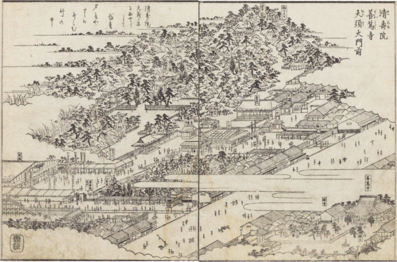 尾張名所図会清寿院の図