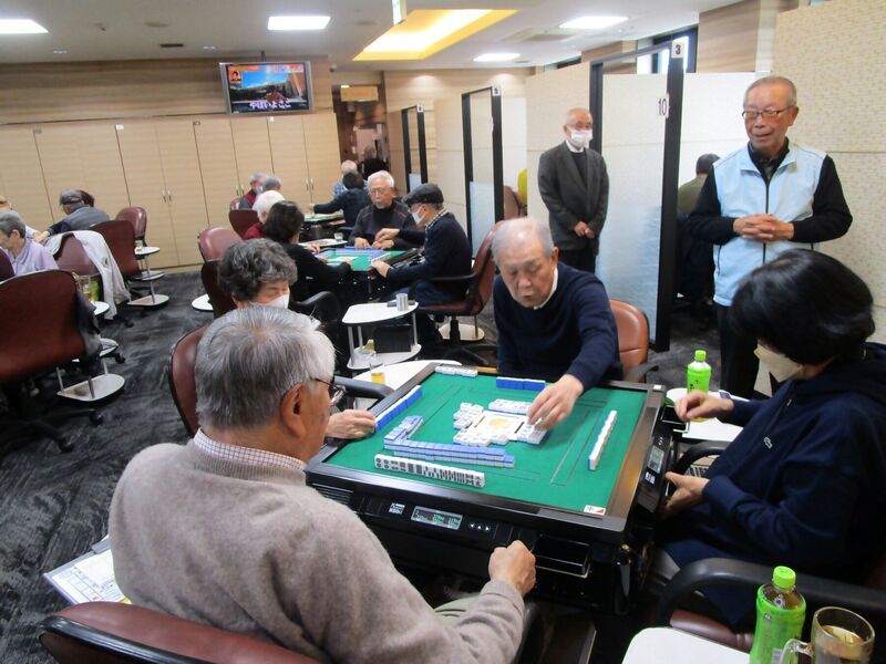 健康麻雀大会の様子