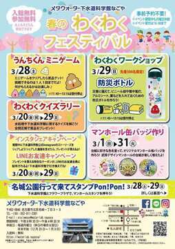 写真：春のわくわくフェスティバル　スペシャルデイイベントのチラシ