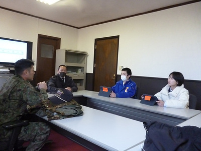 陸上自衛隊職場体験