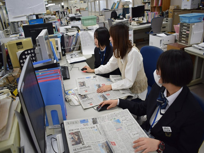 中日新聞社職場体験