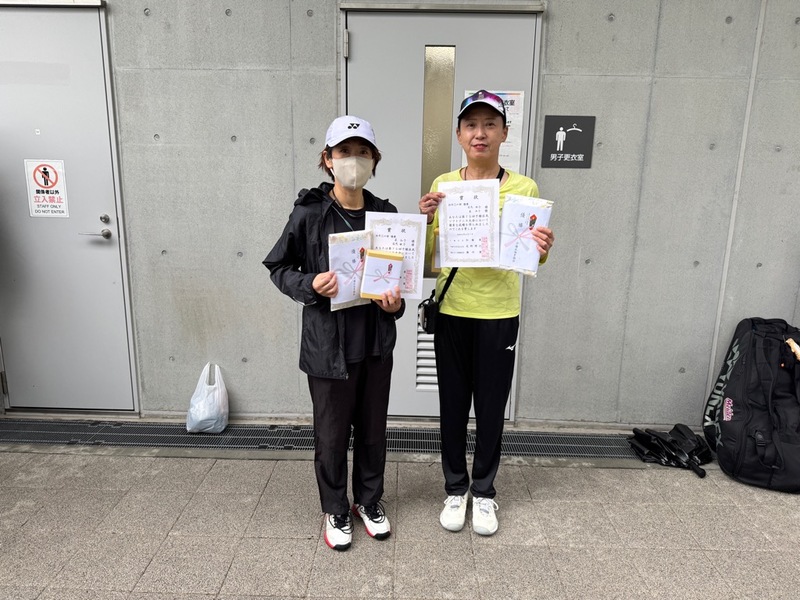 壮年女子の部優勝者の写真