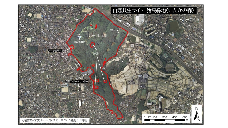 認定区域を示した画像