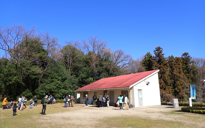 写真：集合場所の様子